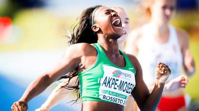 Gina Akpe-Moses: Tokyo the target for Irish sprinting’s new guard