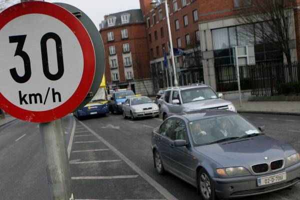 Reduced 30km/h speed limit for Dublin city residential areas approved