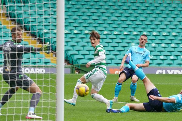 Furuhashi scores a debut hat-trick as Celtic dominate Dundee