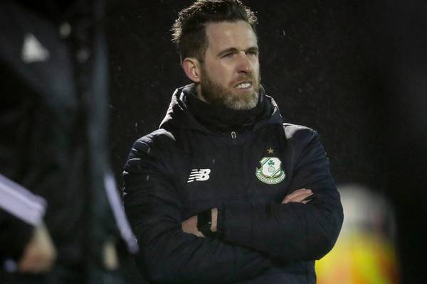 Stephen Bradley wants a reaction from Shamrock Rovers