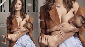 How a model breastfeeding her son became the cover of Elle Australia