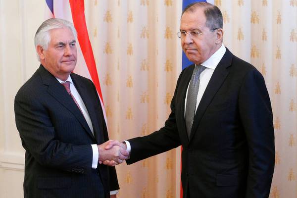 Rex Tillerson meets Vladimir Putin in Moscow  amid icy reception