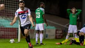 Patrick Hoban’s quick-fire double moves Dundalk back up to third