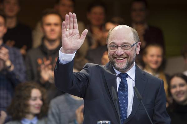 Germany’s Martin Schulz looks to woo ‘people who keep the lights on’