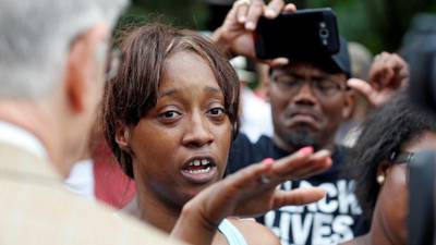 Police shootings of two black men spark angry protests in US
