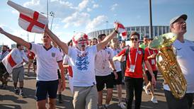 Three lions is once again being sung lustily by England fans