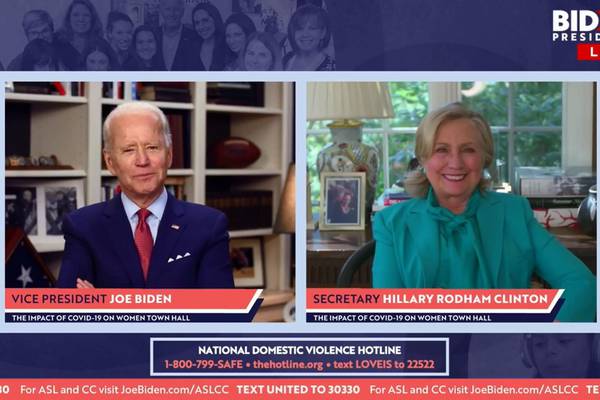 Hillary Clinton endorses Joe Biden’s bid for the White House