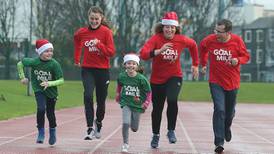 Thousands of people take part in Goal Mile this Christmas