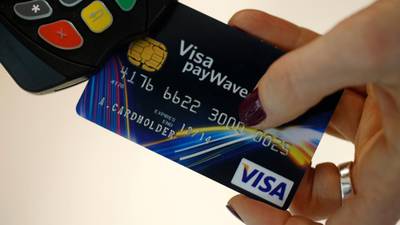 Irish consumers spend record €28bn on their Visa cards