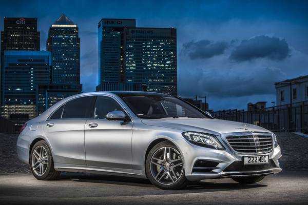 Best buys - luxury saloons: The car in front is an S-Class