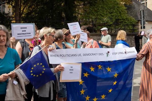 Brexit: Johnson, EU talks fail to move amid protest chaos