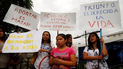 Mother in El Salvador abortion controversy has Caesarean