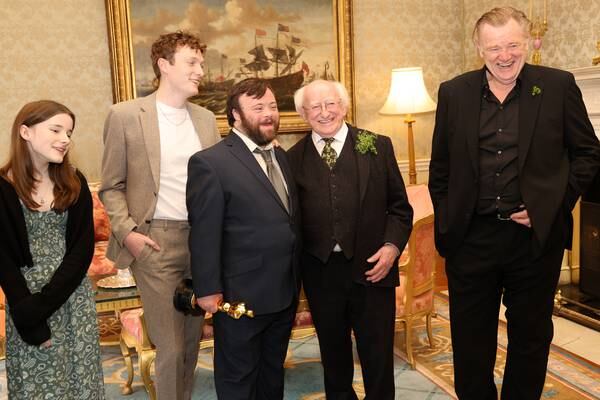 Irish Oscar stars attend St Patrick’s Day event with President