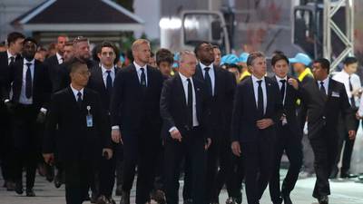 Leicester players pay respects at Srivaddhanaprabha’s funeral