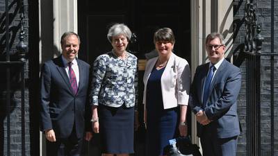 DUP agrees £1bn deal to support Theresa May’s government