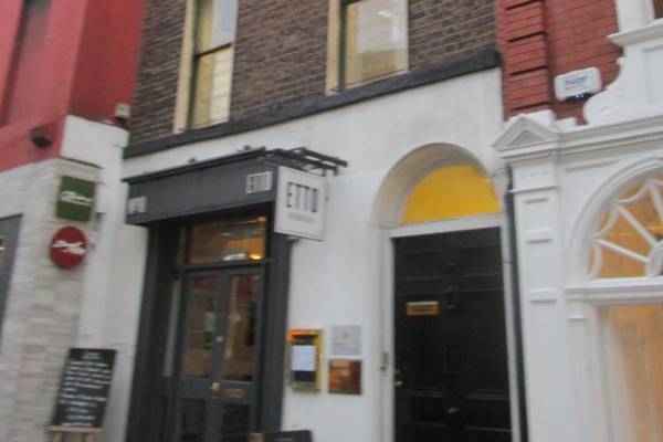 Merrion Row restaurant building for sale for €1m