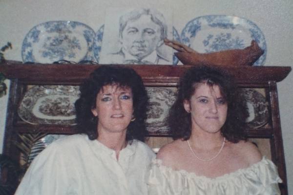 My 1980s debs: a borrowed wedding dress and big hair