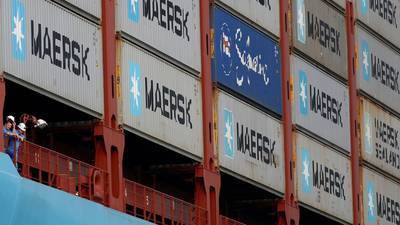 Maersk’s shipping forecast gloomy but shares gain on savings