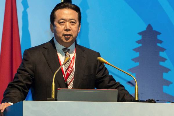 Interpol chief investigated for bribery, says Chinese ministry