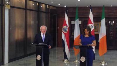 Higgins praises high participation of women in Costa Rican politics