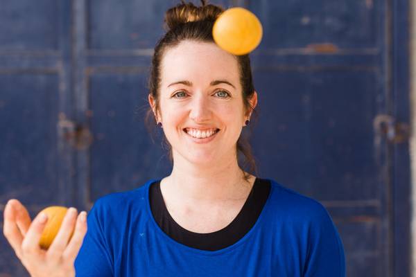 The Irishwoman teaching juggling to women in Gaza