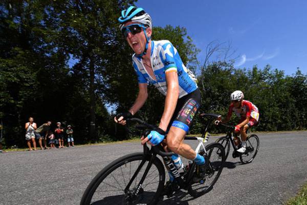 Dan Martin fractures bone in his back but still hopes to ride Tour de France