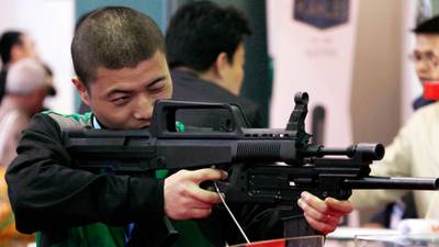 China is world’s fifth biggest arms exporter