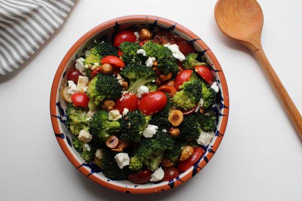 Deborah Ryan’s Broccoli, feta and cherry tomato salad