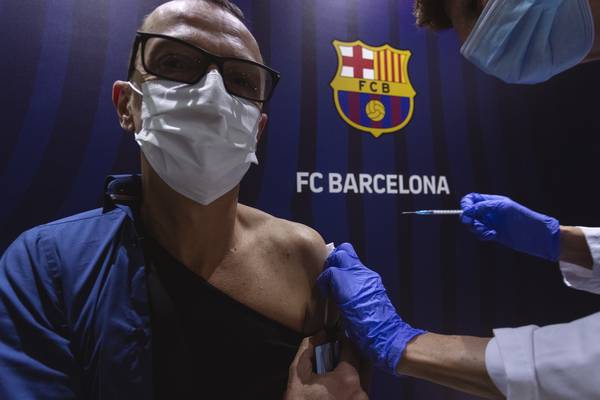 Football clubs continuing to struggle with vaccine uptake among players