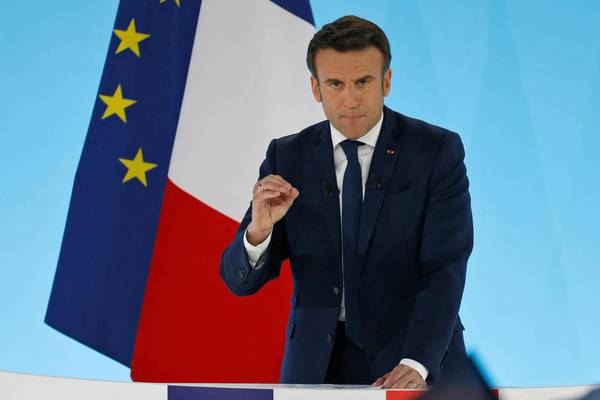 Macron to face Le Pen in French presidential election run-off for second time in five years