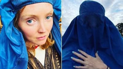 Lily Cole’s burka selfies: Model and activist derided on social media