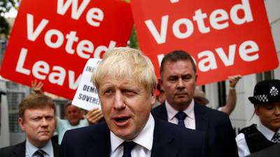 Fintan O’Toole: Britain’s fate may rest on Boris Johnson’s ability to polish poo