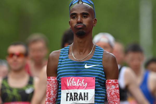 Mo Farah unsure about future after being beaten by club runner on return