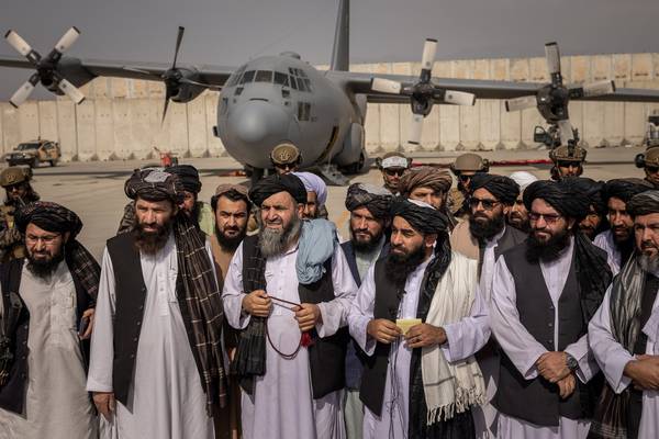 Taliban celebrate at Kabul airport but crises loom behind victory