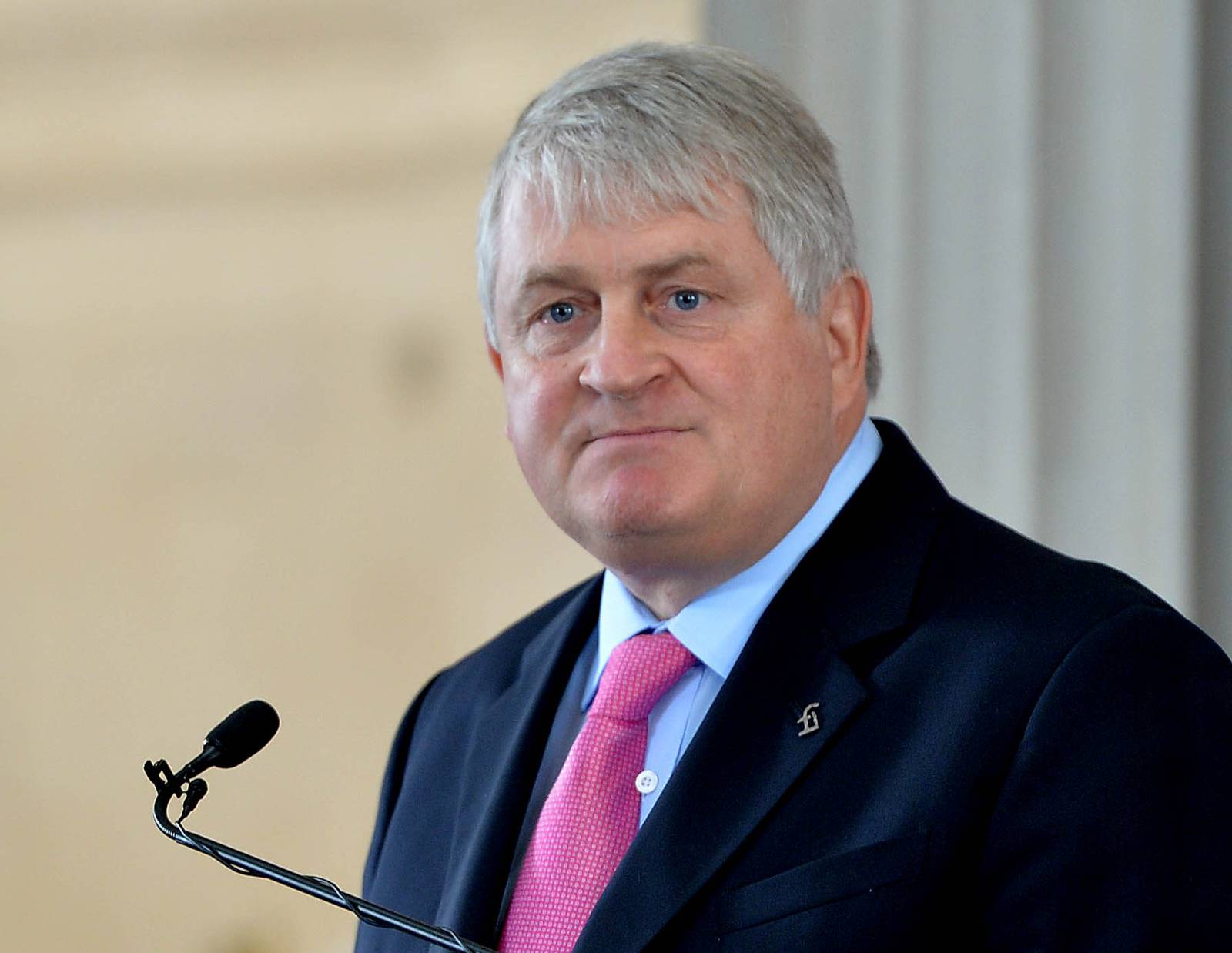 03/05/2013 - NEWS -   Denis O Brien speaking at the Front line Defendersin City Hall .
Photo: David Sleator/THE IRISH TIMES
Stock, General View, GV, Web