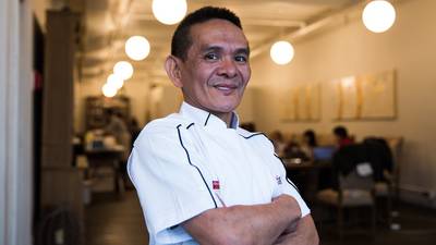 The Michelin-starred street food chef who cooks 300 chickens a day