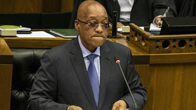 South African president Jacob Zuma faces impeachment vote
