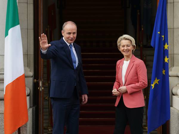 Von der Leyen says ‘positive conclusion’ can be reached on Northern Ireland protocol