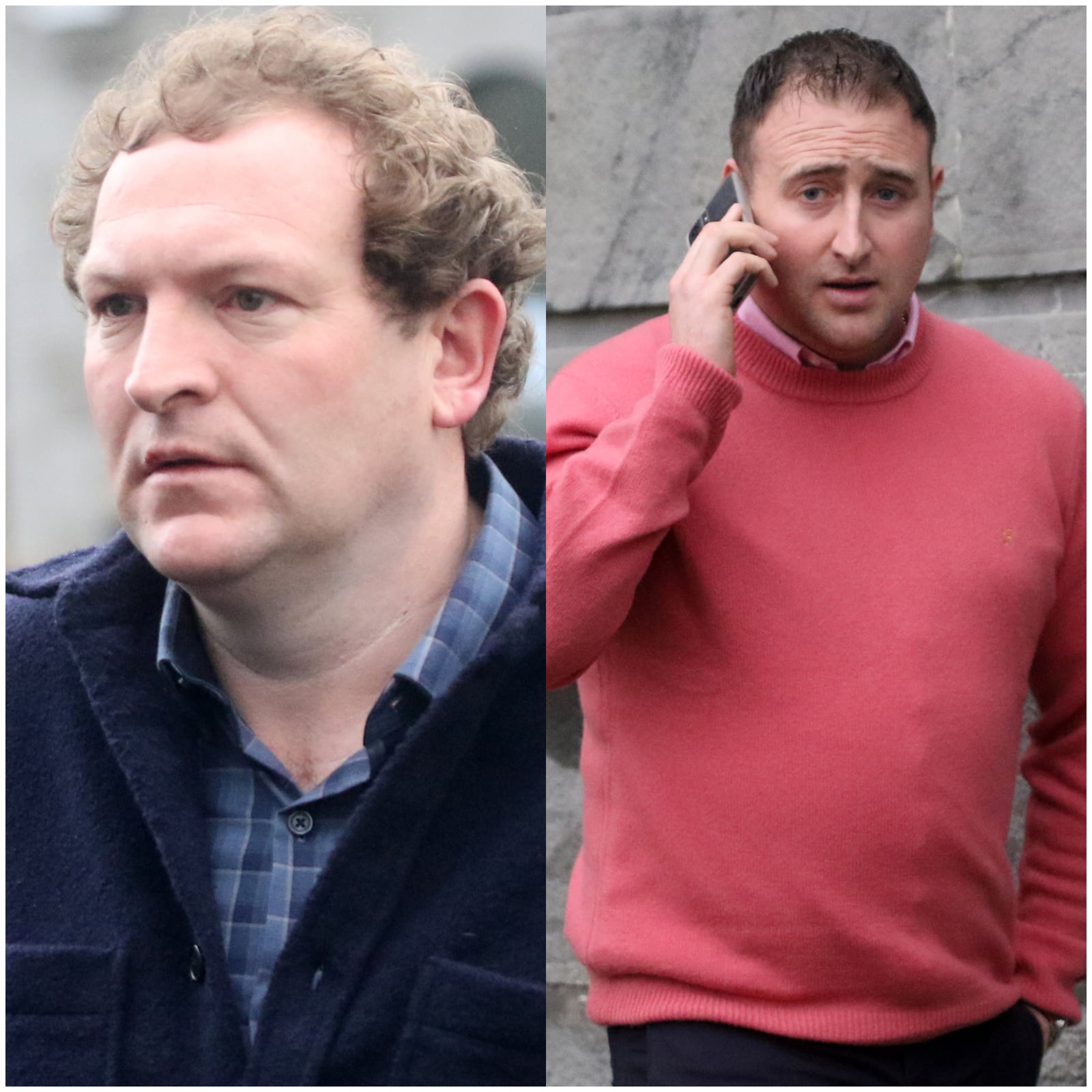 Michael Morgan (43) Cluain Muilleann, Nenagh and John Walsh (36) of Coille Bheithe, Nenagh, were both charged with possessing cocaine for sale or supply. Photographs: Brendan Gleeson