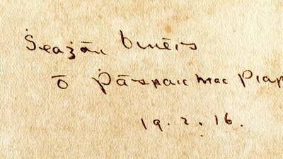 ‘Extremely rare’ book by Patrick Pearse has €3,750 price tag