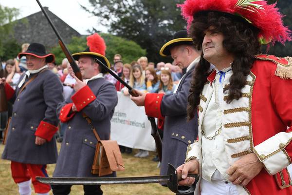 Carnival atmosphere at annual Battle of the Boyne Sham Fight