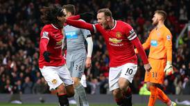 Manchester United’s Wayne Rooney grabs a brace to overcome Newcastle