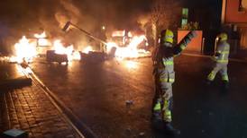 Halloween night: Fire crews attacked as they deal with burning cars and road blocks