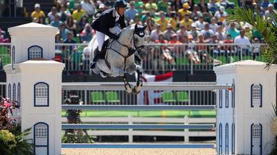 Greg Broderick safely into second round of show jumping
