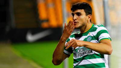 Mohamed Elyounoussi’s 90th-minute goal secures progress for Celtic