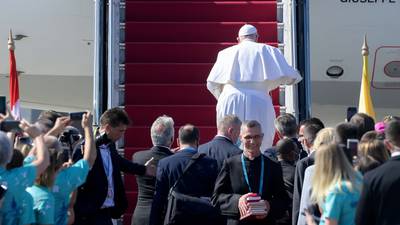Pope takes veiled swipe at Hungarian government’s anti-migrant stance