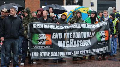 Republican parade in Belfast peaceful despite ugly scenes