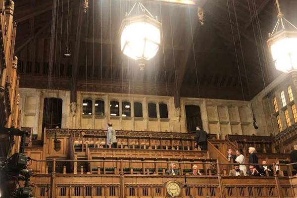 House of Commons suspended after water leaks into chamber