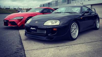Childish delights: circling Mondello in Toyota Supras new and old