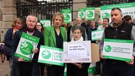 ‘A question of choice’: Assisted-dying petition delivered to Dáil
